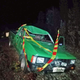 Illustration for article titled Finnish musician has an elk crash with a Hilux pickup from 80s
